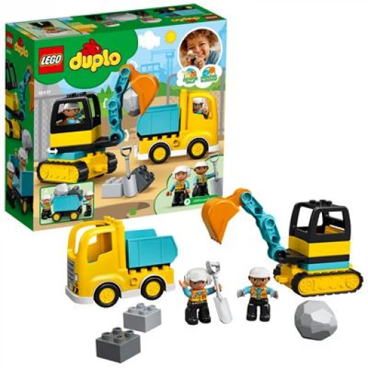 LEGO Duple Truck & Tracked Excavator - ليجو - Image 4