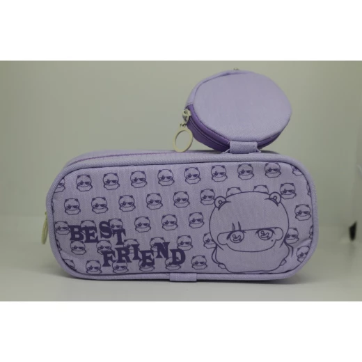 Best friend Large case with little Accessory Pouch, Purple - Image 2