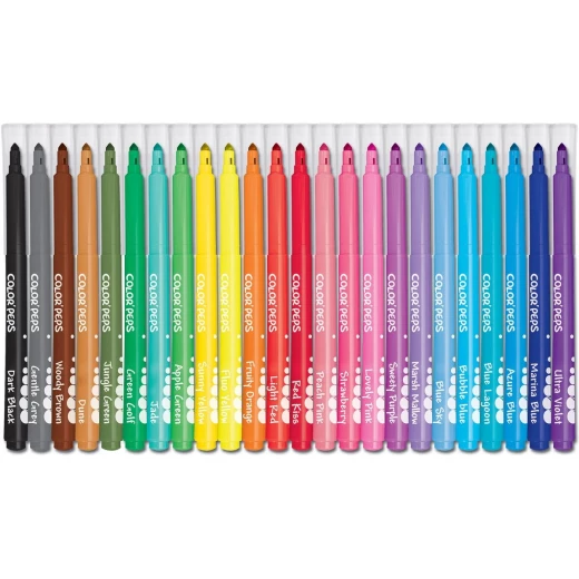 Maped Colour Peps Felt Tips Pen (Long Life) Pack of 24 - مابد - Image 2
