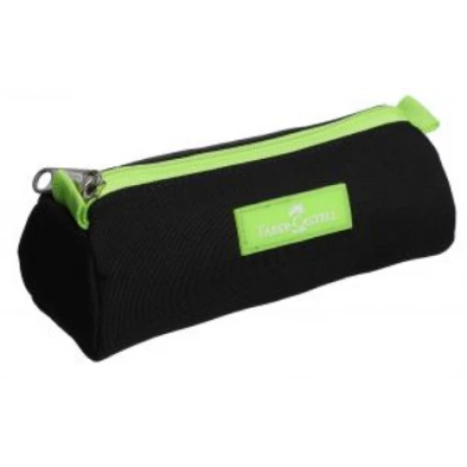 Faber Castell Small Pencil Case 1-Compartment, Dark Blue&Turquoise Lines Faber Castell Small Pencil Case 1-Compartment, Dark Blue&Turquoise Lines