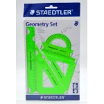 Staedtler Geometry Set 4pcs Asstd, Green - ستدلر