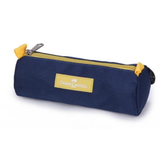 Faber Castell Small Pencil Case 1-Compartment, Dark Blue&Olive Green Faber Castell Small Pencil Case 1-Compartment, Dark Blue&Olive Green