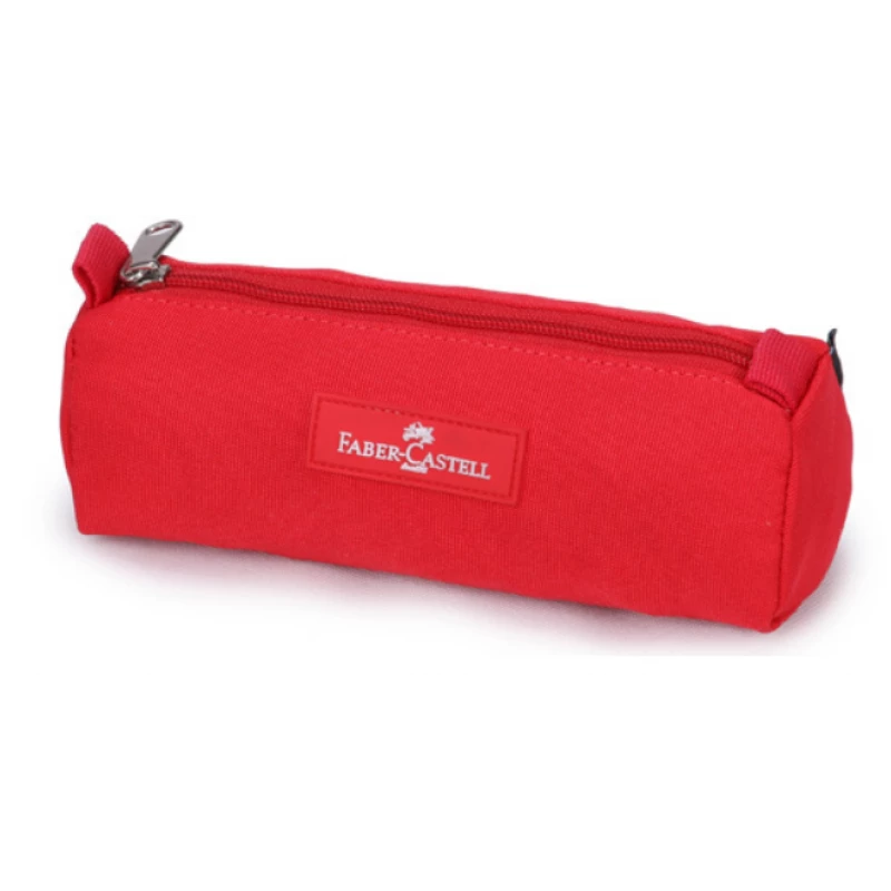 Faber Castell Small Pencil Case 1-Compartment,  Red& Pink Ice Cream - فابر كاستل