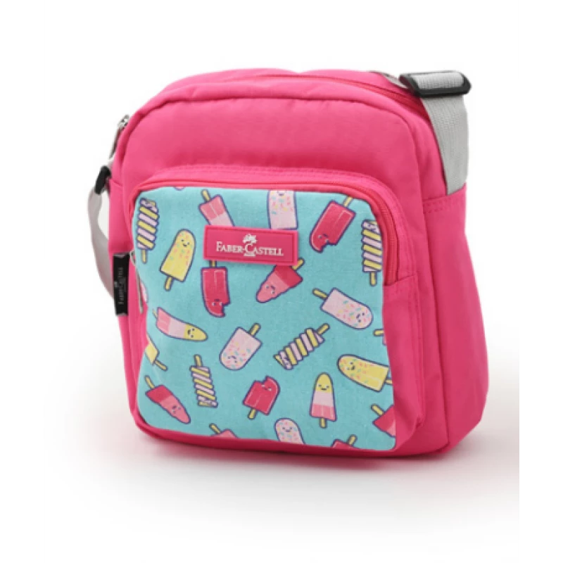 Faber Castell Insulated School Lunch Bag 4-Compartment,Red &Turquise Unicorn - فابر كاستل