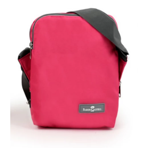 حقيبة غداء مدرسية معزولة من فابر كاستل، تصميم من قسمين، لون وردي ورمادي، تحافظ على برودة الطعام، مثالية للمدرسة حقيبة غداء مدرسية معزولة من فابر كاستل، تصميم من قسمين، لون وردي ورمادي، تحافظ على برودة الطعام، مثالية للمدرسة