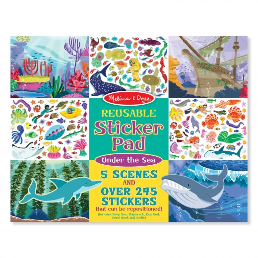 Melissa & Doug Reusable Sticker Pad - Under the Sea Melissa & Doug Reusable Sticker Pad - Under the Sea