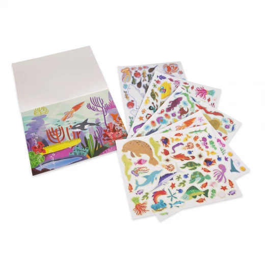 Melissa & Doug Reusable Sticker Pad - Under the Sea - ميليسا اند دوج - Image 3