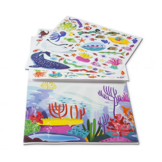 Melissa & Doug Reusable Sticker Pad - Under the Sea - ميليسا اند دوج - Image 4