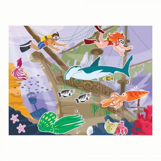 Melissa & Doug Reusable Sticker Pad - Under the Sea - ميليسا اند دوج - Image 5