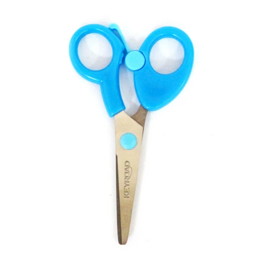 Keyroad Scissor 5''less Effort Kids Scissors, Blue Keyroad Scissor 5''less Effort Kids Scissors, Blue