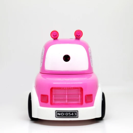 Dingb Car Cartoon Manual Pencil Sharpener, Pink - Image 2