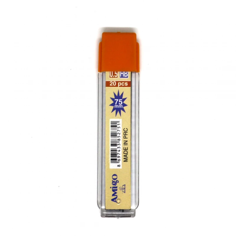 Amigo Pencil leads 0.5 60mm lead thickness HB Office / stationery 20x each - Amigo