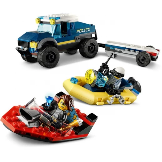 LEGO Elite Police Boat Transport, 166 Pieces - ليجو - Image 3