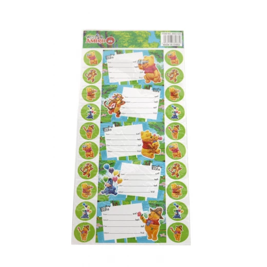 Disney Name Labels 4 Sheet 27x12.5cm Disney Name Labels 4 Sheet 27x12.5cm