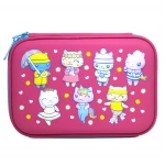 Children's school Children's Pencil Case, Multi-function, Fuchsia