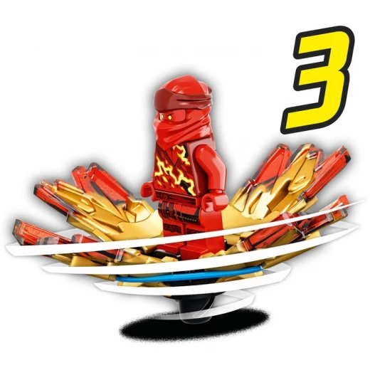 LEGO Ninjago Spinjitzu Burst - Kai Red Ninja Spinner Set, 48 Pieces - ليجو - Image 2