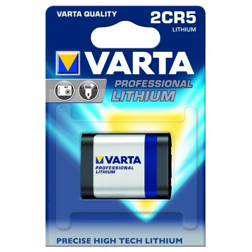 Varta Professional Lithium 6V 2CR5 Battery for Canon or Nikon + More Varta Professional Lithium 6V 2CR5 Battery for Canon or Nikon + More