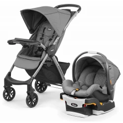 Chicco Mini Bravo Plus Travel System Stroller and Car Seat Slate