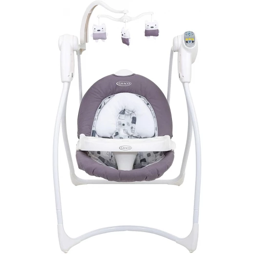 GRACO Lovin Hug Swing W/Plug  Block Party - جراكو - Image 2