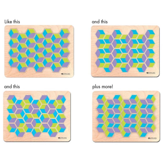 Innovative Kids Green Pattern Play Razzle Dazzle 28 Piece Puzzle - انوفاتيف كيدز جرين - Image 2