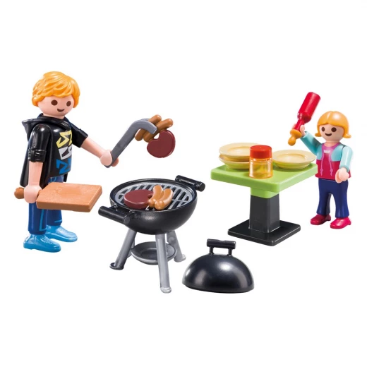 Playmobil Backyard Barbecue Small 21 Pcs Carry Case - Playmobil - Image 2