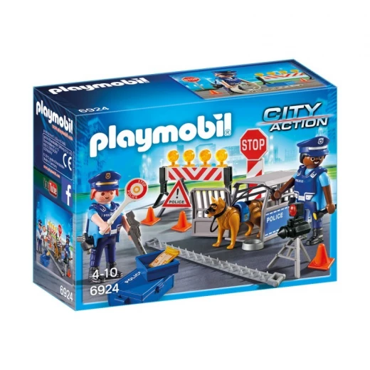 Playmobil  Police Roadblock For Children