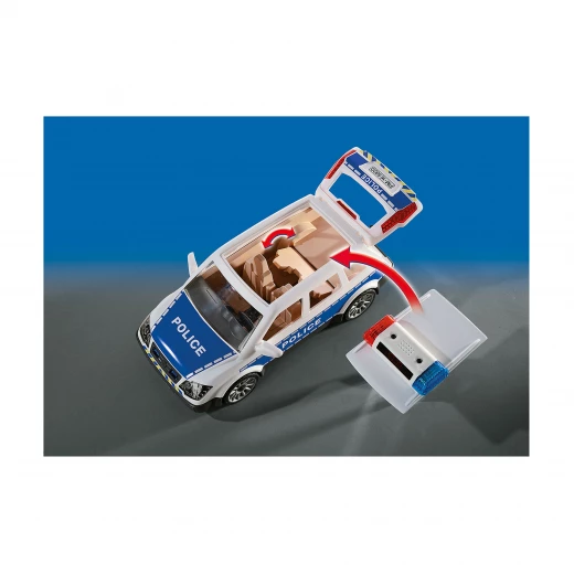 Playmobil Squad Car With Lights And Sound For Children - بلاي موبيل - Image 3
