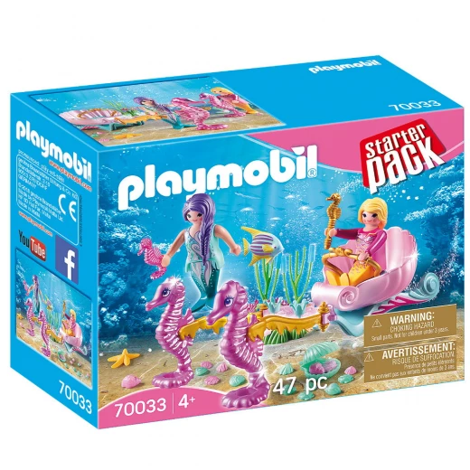 Playmobil Starterpack Seahorse Carriage 47 Pieces For Children Playmobil Starterpack Seahorse Carriage 47 Pieces For Children