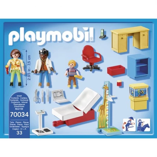 Playmobil Starterpack  Pediatrician's Office 33 Pcs For Children - بلاي موبيل - Image 3