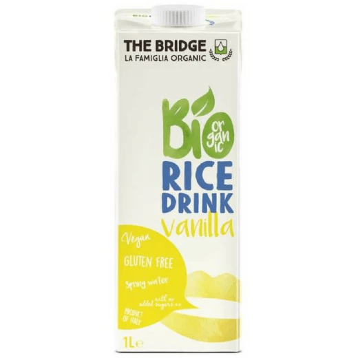 The Bridge Brazil Rice Drink with Vanilla 1L, Organic The Bridge Brazil Rice Drink with Vanilla 1L, Organic