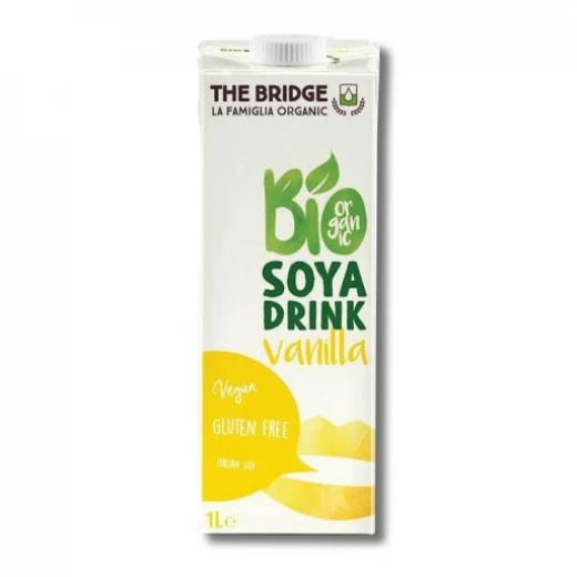 The Bridge Brazil Soy Drink Vanilla 1L, Organic The Bridge Brazil Soy Drink Vanilla 1L, Organic