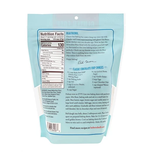 Bob's Red Mill 1 to 1 Baking Flour, 624Kg - بوبز ريد ميل - Image 2