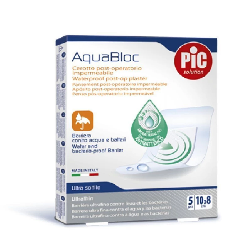 Pic AquaBloc - Patch After Operating table Waterproof 10x8 - Pack of 5 - Pic Solution