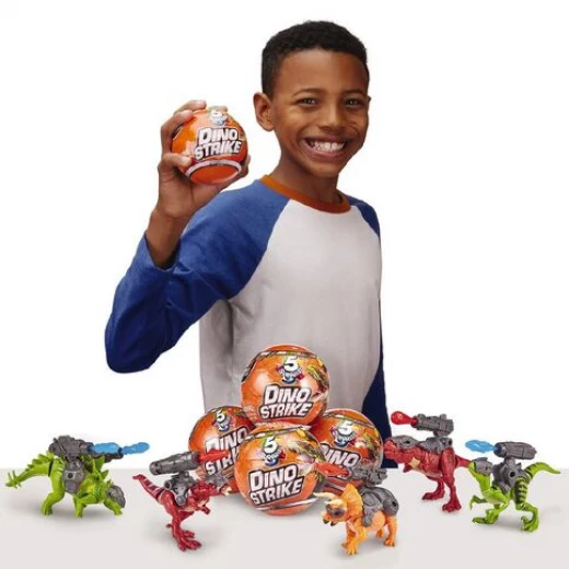 ZURU 5 Surprise Dino Strike Mystery Capsule Collectible Toy (1 Pack) - زورو - Image 7