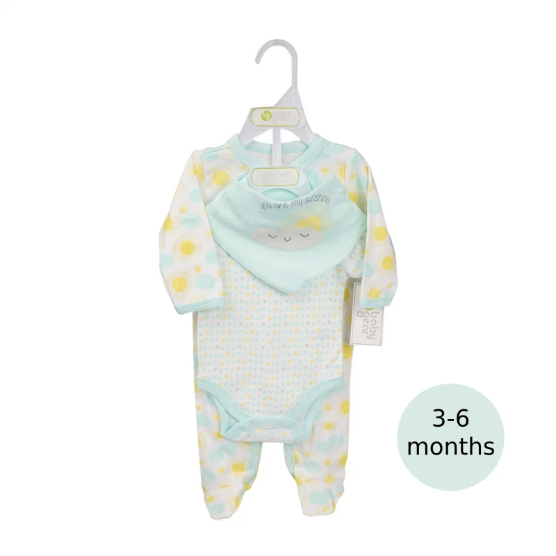 طقم 3 قطع للبيبي ,3-6 شهور