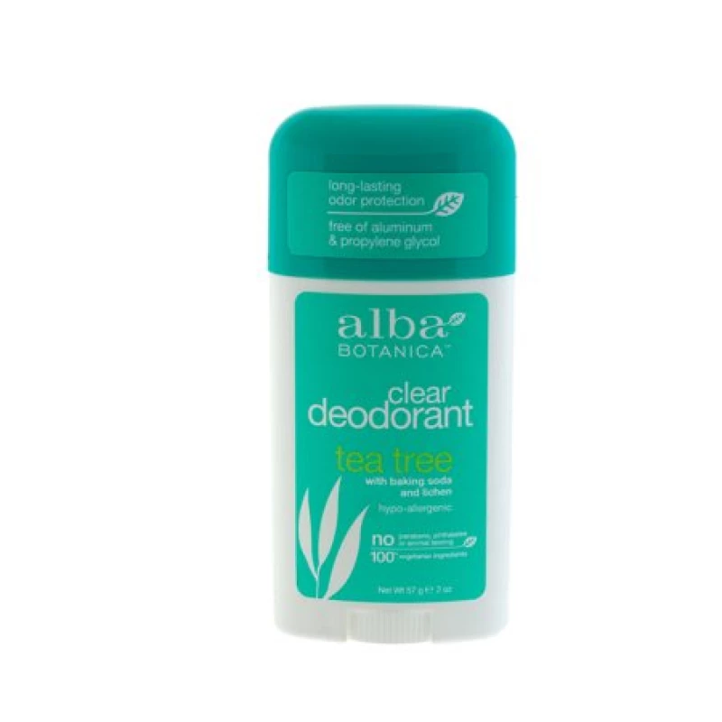 Alba Botanica Tea Tree Clear Deodorant, 2 oz. - ألبا