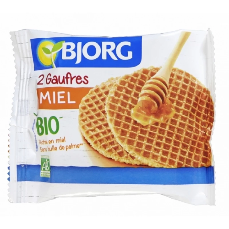 BJORG BJORG Honey Waffels 58g - بي جورج