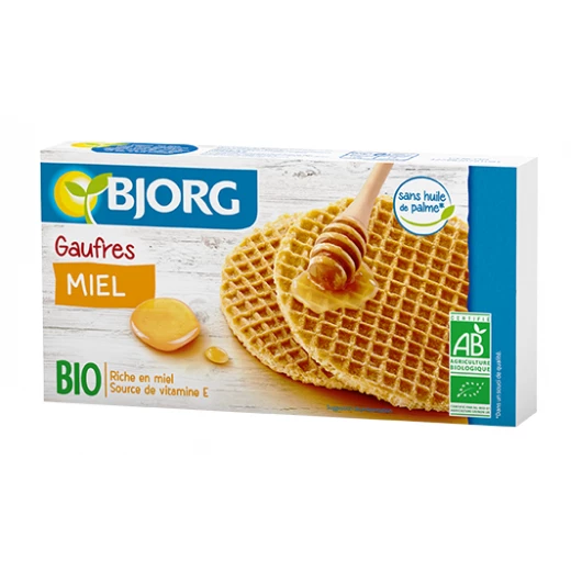 Bjorg Waffles Honey Filling, 175 g