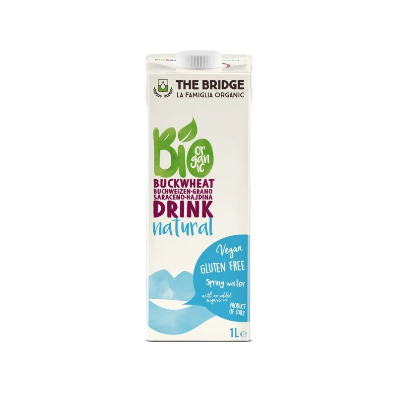 The Bridge Organic Buckwheat-rice Drink1L, Organic - ذا بريدج بيو