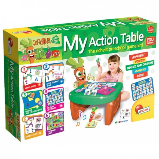 Lisciani Edusystem Carotina My Action Table Lisciani Edusystem Carotina My Action Table