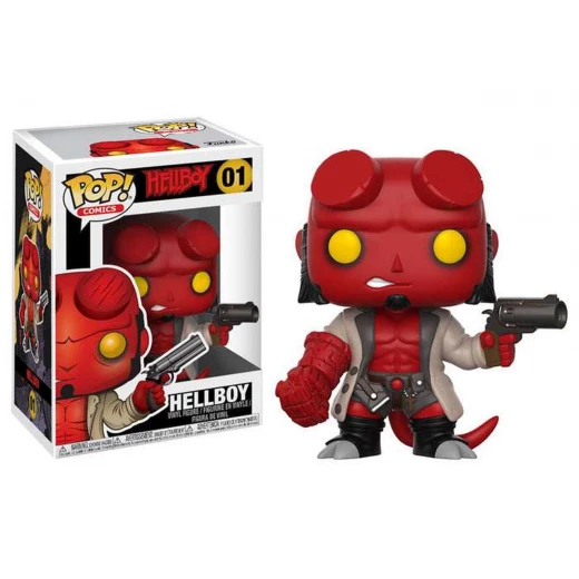 Funko Pop! Comics: Hellboy- Hellboy with Jacket Funko Pop! Comics: Hellboy- Hellboy with Jacket
