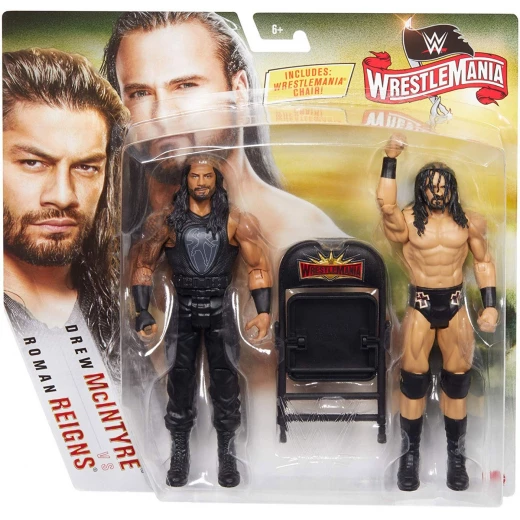 Mattel Roman Reigns & Drew McIntyre - WWE Battle Packs WrestleMania 36 Mattel Roman Reigns & Drew McIntyre - WWE Battle Packs WrestleMania 36