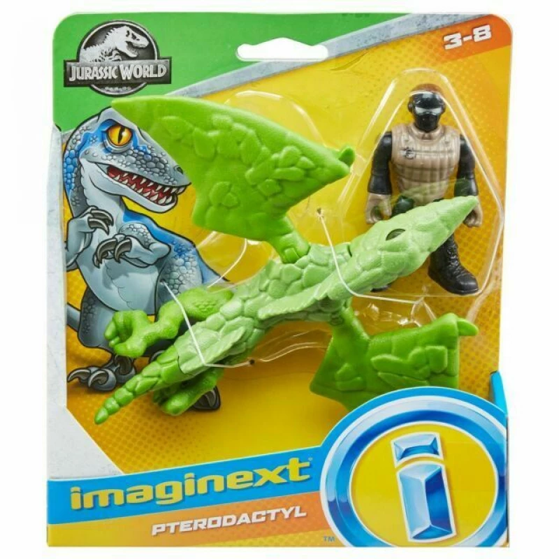 Mattel Jurassic World Pterodactyl Dinosaur Swoopgrab Containment Agent Figure - جوراسك ورلد