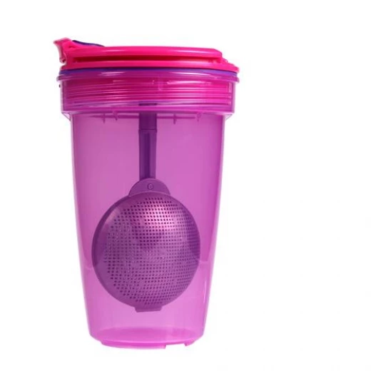 Sistema Twist Sip Tea To Go Travel Mug With Filter, Orange - سيستما - Image 3