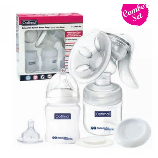Optimal Manual Breast Pump With 2 Bottles Optimal Manual Breast Pump With 2 Bottles