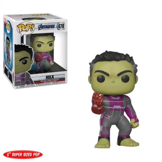 Funko 6" Pop! Vinyl Exclusive-Pop! Marvel: Avengers Endgame - 6" Hulk with Gauntlet (Exc) Funko 6" Pop! Vinyl Exclusive-Pop! Marvel: Avengers Endgame - 6" Hulk with Gauntlet (Exc)