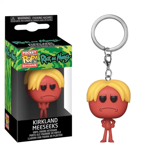 Funko Pop! Keychain: Rick & Morty - Kirkland Meeseeks Funko Pop! Keychain: Rick & Morty - Kirkland Meeseeks