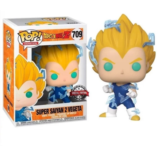 Funko Pop! Animation: DBZ S6 - SS2 Vegeta w/ Chase (GW) (Exc) Funko Pop! Animation: DBZ S6 - SS2 Vegeta w/ Chase (GW) (Exc)