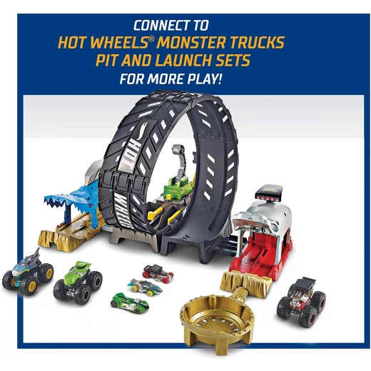 Hot Wheels Monster Truck Epic Loop Challenge Play Set with Truck and Car - هوت ويلز - Image 3