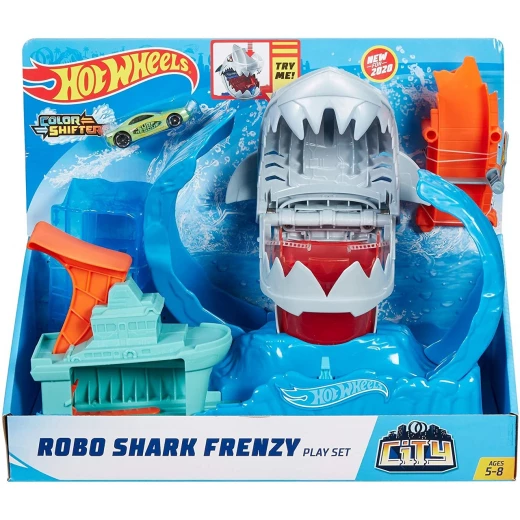 Hot Wheels Robo Shark Frenzy Play Set Hot Wheels Robo Shark Frenzy Play Set